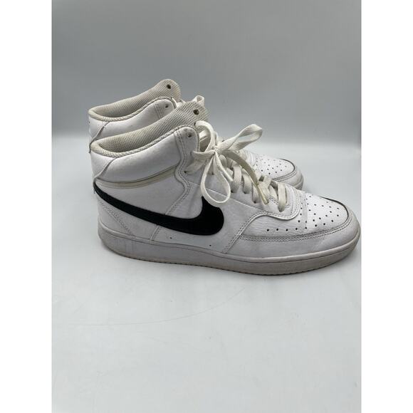 Nike Court Vision Mid Next Nature DN3577-101 Men 8.5 White Lifestyle Shoe - Picture 6 of 10